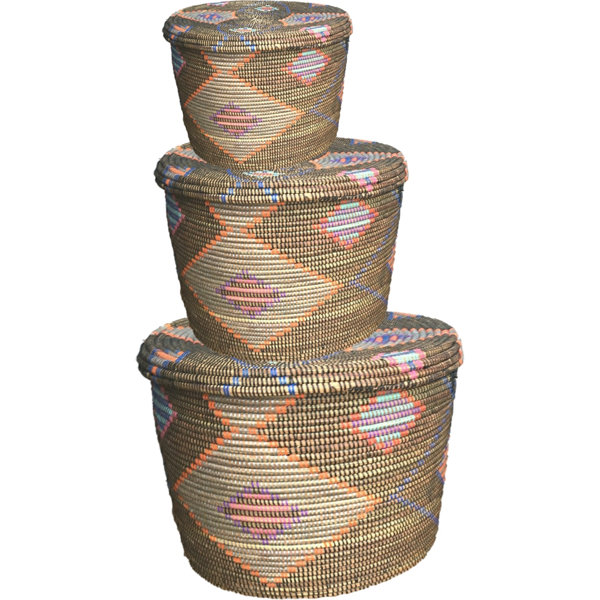 World Menagerie Wäschekorb Burkburnett aus Korbgeflecht | Wayfair.de